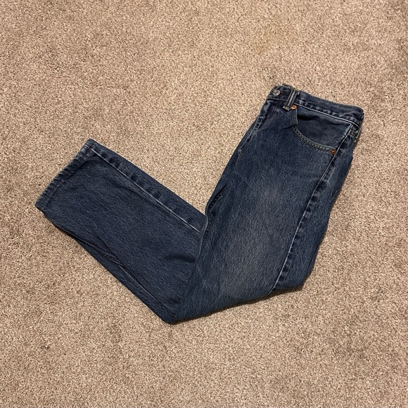 Levi's Other - Levi's Dark Indigo Straight Jeans